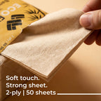 Bamboo Napkin Packet – 50 Sheets (Pack of 3)
