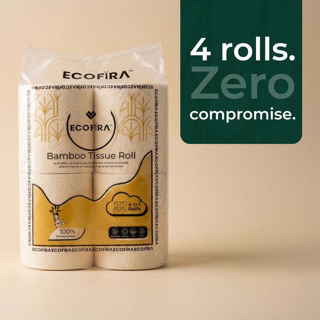 Bamboo Toilet Roll – (Pack of 4)
