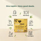 Bamboo Napkin Packet – 50 Sheets (Pack of 3)