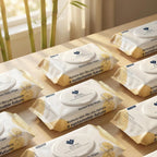 Bamboo Wet Wipes – 72 Wipes (Pack of 2)