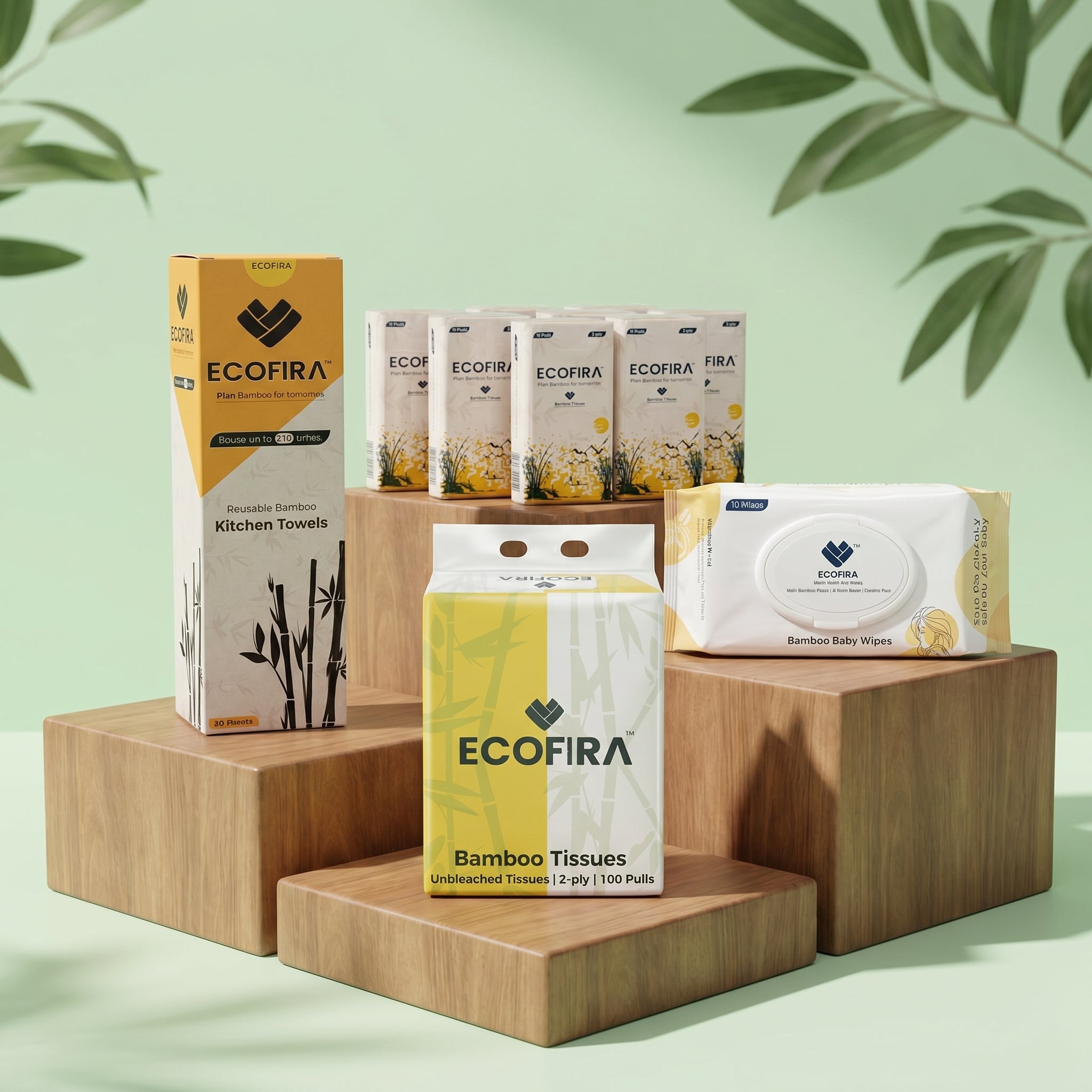 Family Care Combo- Facial Tissue (Pack of 6), Kitchen Towel, Pocket Tissue (Pack of 10) & Wet Wipes