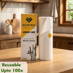 Reusable Bamboo Kitchen Towel – 20 Sheets