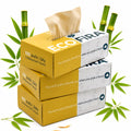Bamboo Car & Facial Box Tissue 100 Pulls (Pack of 3)