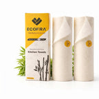 Reusable Bamboo Kitchen Towel – 40 Sheets (2 Rolls)