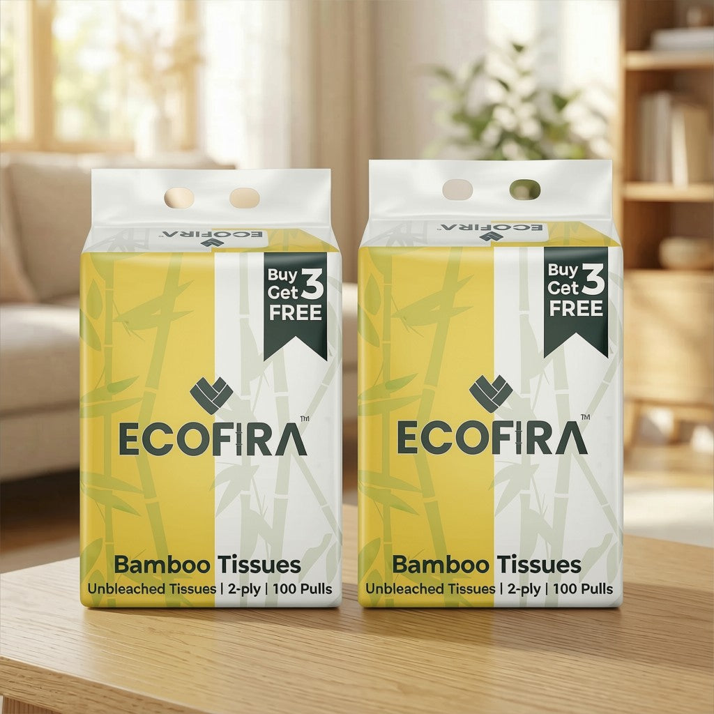 Bamboo Facial Tissue Soft Pack - 100 Pulls (Pack of 12)
